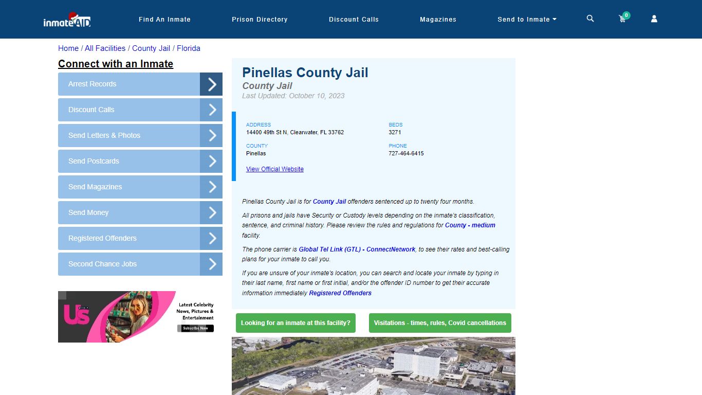 Pinellas County Jail - Inmate Locator - Clearwater, FL